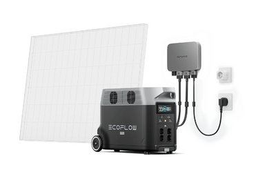 Комплект энергонезависимости EcoFlow PowerStream – микроинвертор 600W + зарядная станция Delta Pro - Suricom
