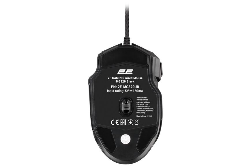 Ігрова миша 2E Gaming MG320 RGB USB Black (2E-MG320UB) - Suricom