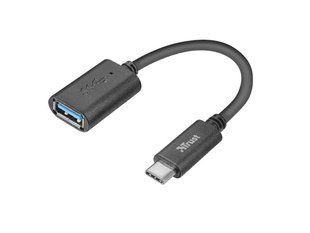 Адаптер Trust Calyx USB-C > USB3.0, 0,09 м, чёрный (20967_TRUST)