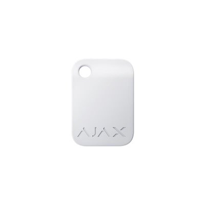 Бесконтактный брелок Ajax Tag белый, 100 шт. (000022793) - Suricom