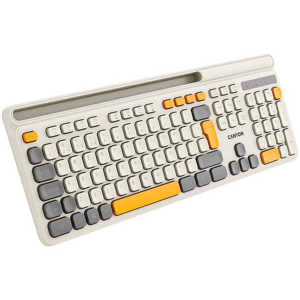 Клавіатура CANYON HKB-W03 Бежевий (CNS-HKBW03BG)