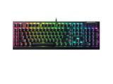 Клавіатура механічна Razer BlackWidow V4 X Green Switch, 6 макроклавіш, USB-A, RGB, чорна (RZ03-04700800-R3R1)