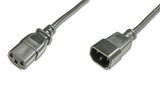 Кабель живлення DIGITUS IEC C14 (тато) &mdash; C13 (мама) 1,8 м, чорний (AK-440201-018-S)