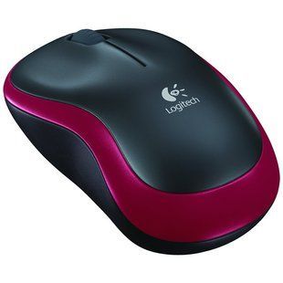 Мышка Logitech M185 Wireless Mouse Red (L910-002237)