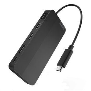 Док-станция Lenovo USB-C Dual Display Travel Dock с адаптером питания, HDMI 2.1, DP 1.4, RJ-45 (40B90100EU)