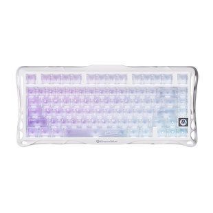 Клавіатура механічна GravaStar Mercury K1 Lite RGB Crystal Aurora, 75%, BT/2,4 ГГц/USB (GSK1LITE_XTAL_AUROA)
