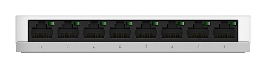 Комутатор некерований D-Link GO-SW-8G 8xGE (GO-SW-8G)