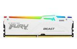 Оперативная память Kingston FURY Beast White RGB DDR5 16 ГБ 5600 МГц DIMM (KF556C40BWA-16)
