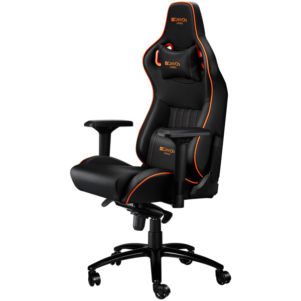 Кресло для геймеров CANYON Corax GC-5 Чёрно-оранжевый (CND-SGCH5)