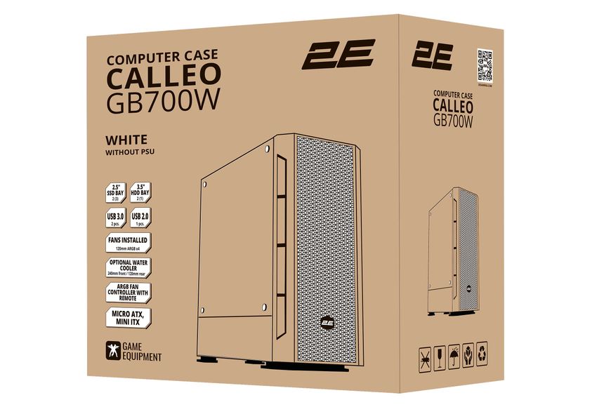 Корпус 2E Gaming Calleo GB700W (2E-GB700W)