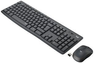 Комплект клавіатура+миша Logitech MK295 Silent Wireless Combo Graphite (L920-009800)