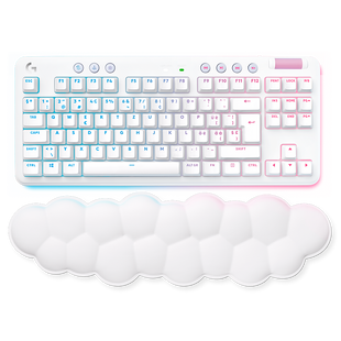 Клавіатура Logitech G715 Aurora Wireless Gaming GX Red Lightspeed/Bluetooth UA Off-White (920-010692)