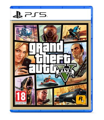 Гра консольна PS5 Grand Theft Auto V, BD диск