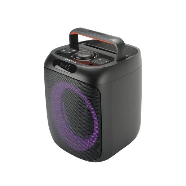 Портативная колонка Canyon OnFun 6 Party Speaker 40 Вт Bluetooth 6.0 с RGB-подсветкой, чёрная (CNE-PBSP6)