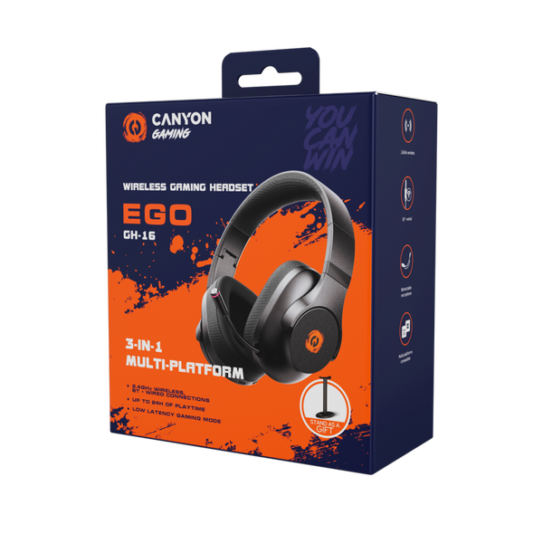 Игровая гарнитура CANYON GH-16 Белый (CND-SGHS16W), Белый