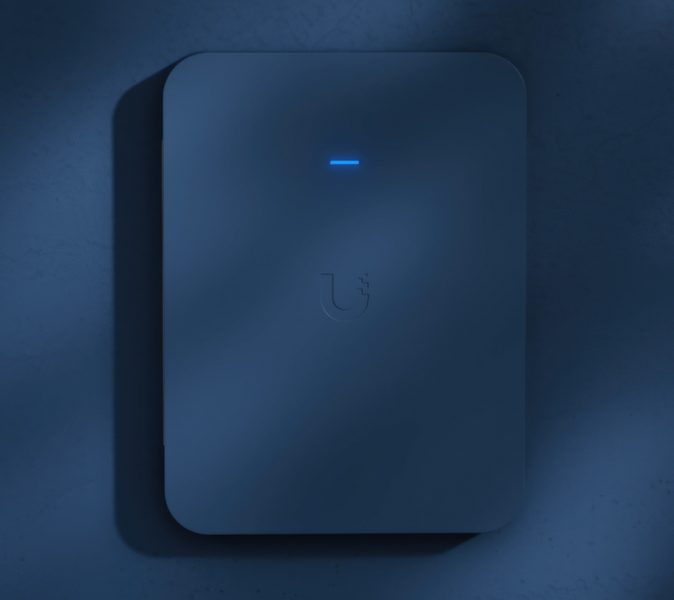 Точка доступу Ubiquiti UniFi U7 Pro Wall Wi-Fi 7 настінна 6 потоків, 2,5 GbE, PoE+ (U7-PRO-WALL)