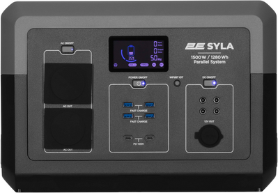 Портативна зарядна станція 2Е Syla, 1500W, 1280Wh, WiFi/BT, паралельне підключення (2E-PPS1512)