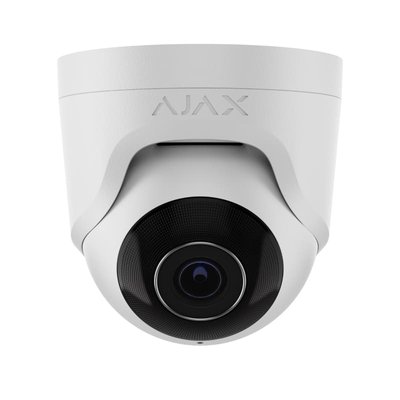 IP-Камера провідна Ajax TurretCam, 8мп, купольна, біла (000039325)