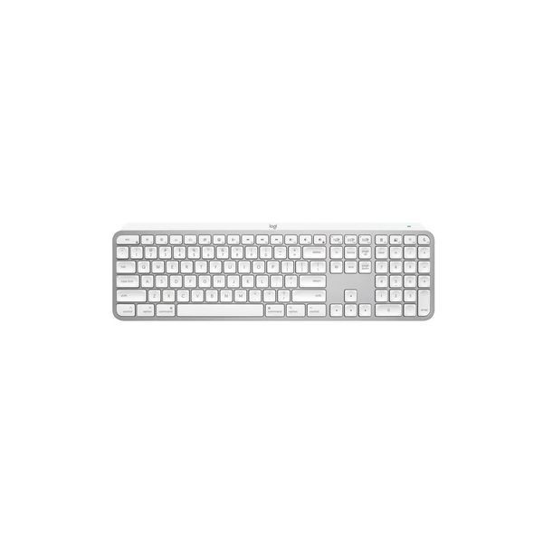 Клавіатура Logitech MX Keys S для MAC Bluetooth/Wireless UA Pale Grey (920-011638)