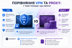 Порівняння VPN та Proxy: у чому різниця і що обрати фото