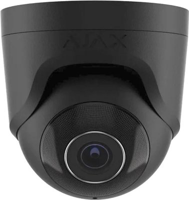 IP-Камера провідна Ajax TurretCam, 8мп, купольна, чорна (000039326)