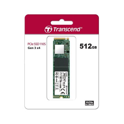 Накопичувач SSD Transcend M.2 512GB PCIe 3.0 MTE110 TS512GMTE110S