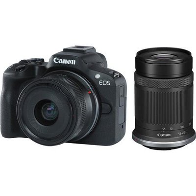 Фотоаппарат Canon EOS R50 + RF-S 18-45 IS STM + RF-S 55-210 IS STM Black (5811C034)