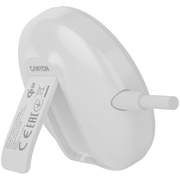 Бездротовий зарядний пристрій CANYON WS-105 Білий (CNS-WCS105W)