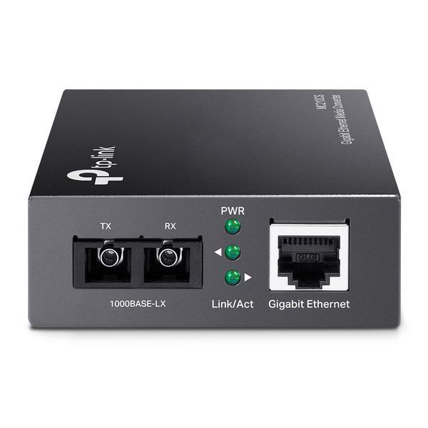 Медиаконвертер TP-Link MC210CS 10/100/1000 Мбит/с RJ45 &mdash; 1000 Мбит/с одномодовое SC/UPC, 1310 нм, до 20 км (MC210CS)