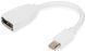 Адаптер DIGITUS miniDisplayPort > miniDisplayPort (M/F), UHD 4K DB-340405-001-W фото