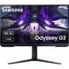 Монітор Samsung 24&Prime; Odyssey G3 G30D FHD VA 180 Гц 1 мс HDMI, DP (LS24DG300EIXCI) LS24DG300EIXCI фото