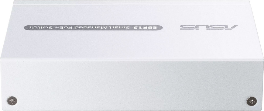 Комутатор ASUS ExpertWiFi EBP15 5xGE (4xPoE), 60Вт, Керований L2+ (90IG08D0-MO3B00)