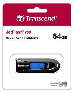 Накопичувач USB 3.0 Transcend JetFlash 790 64GB (TS64GJF790K)