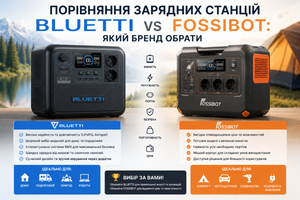 Порівняння зарядних станцій Bluetti та Fossibot: який бренд обрати фото