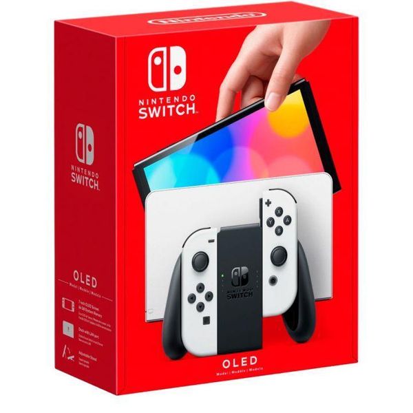 Ігрова консоль Nintendo Switch OLED (біла)