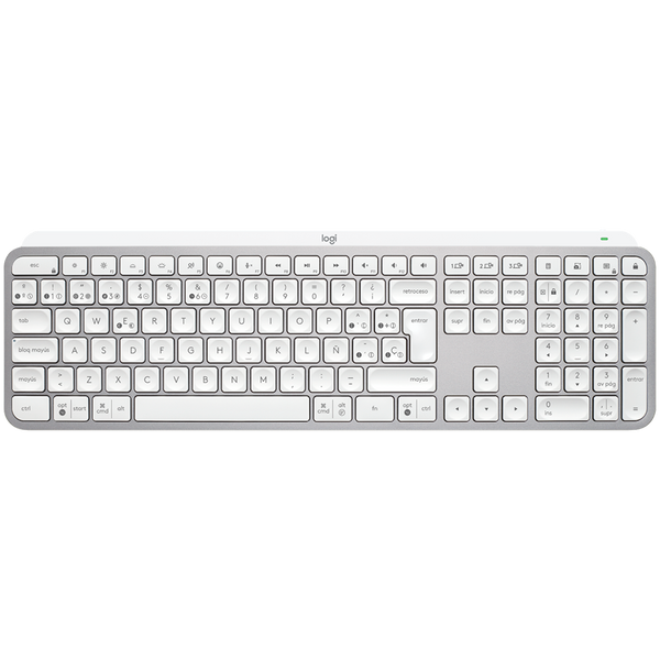 Клавіатура Logitech MX Keys S Wireless UA Pale Grey (920-011588)