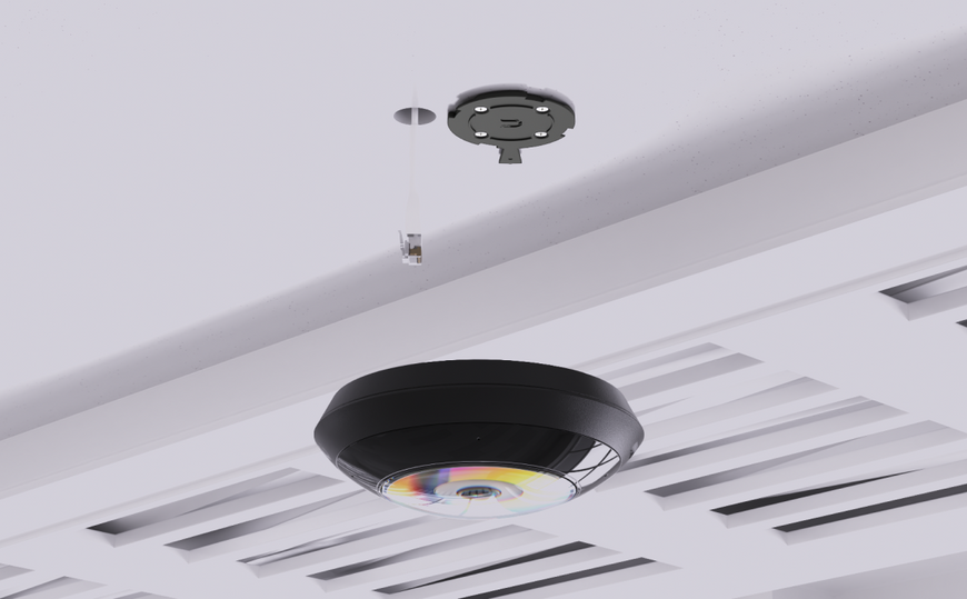 Панорамная купольная камера Ubiquiti UniFi AI 360 2K 4 МП 1920&times;1920 360&deg; с ИИ PoE (UVC-AI-360-W)