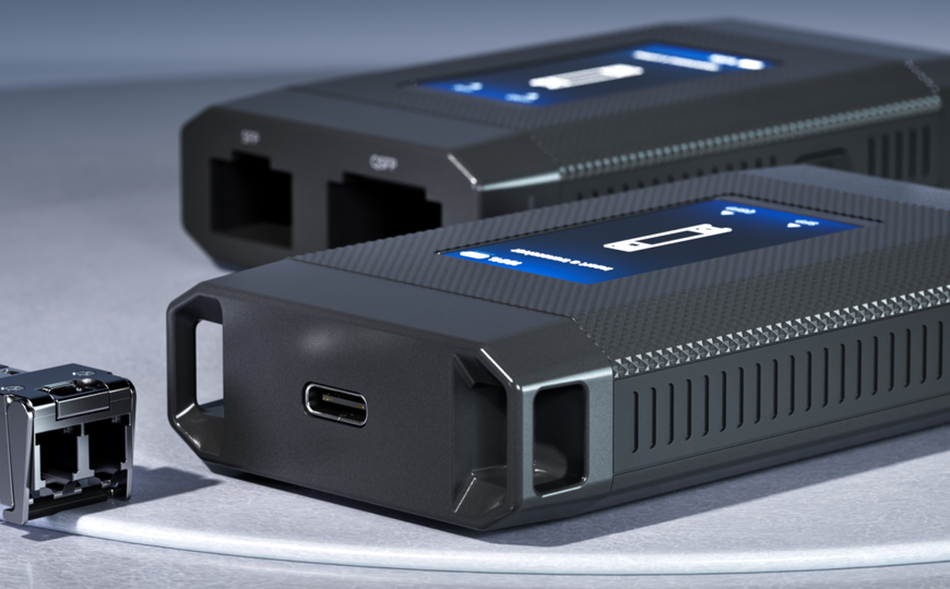 Тестер і програматор оптичних модулів Ubiquiti UniFi SFP Wizard з сенсорним екраном 1,9" (UACC-SFP-Wizard)