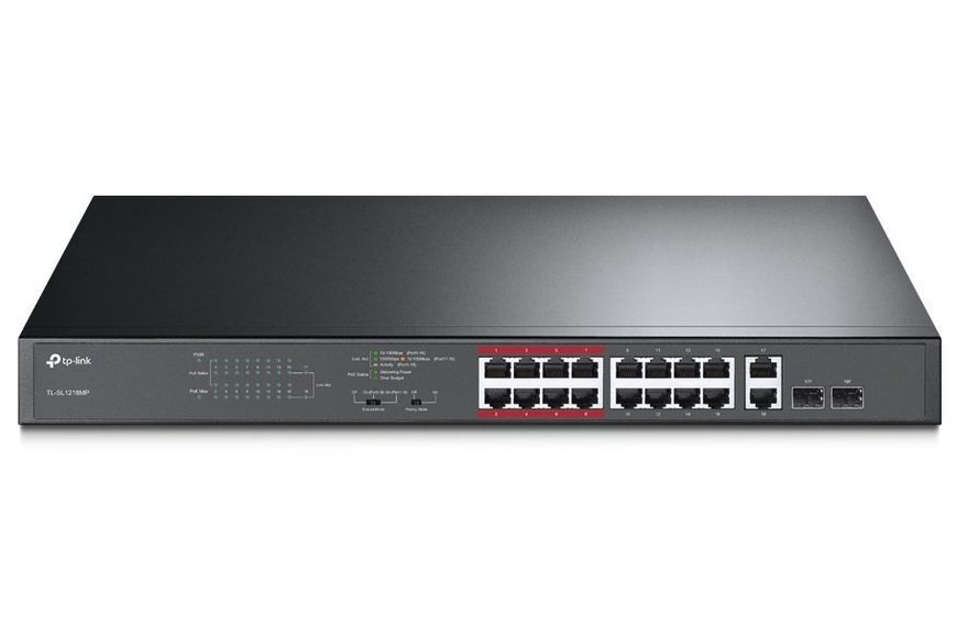Комутатор TP-LINK TL-SL1218MP (TL-SL1218MP)