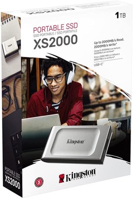 Накопитель SSD Kingston 1TB USB 3.2 Gen 2x2 Type-C XS2000 (SXS2000/1000G)