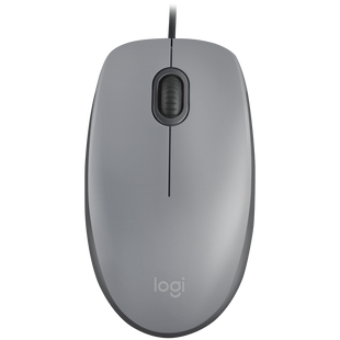 Мышка Logitech M110 Silent Mid Gray (L910-006760)