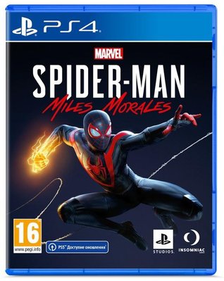 Игра консольная PS4 Marvel Spider-Man. Miles Morales, BD диск