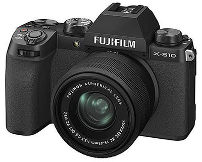 Фотоаппарат Fujifilm X-S10+ XC 15-45mm F3.5-5.6 Kit Black (16670106)