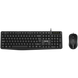 Набор клавиатура+мышь CANYON SET-1 Чёрный (CNE-CSET1) CNE-CSET1 фото