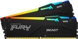 Оперативная память Kingston FURY Beast Black RGB EXPO DDR5 6000 МТ/с CL36 64 ГБ (KF560C36BBE2AK2-64)