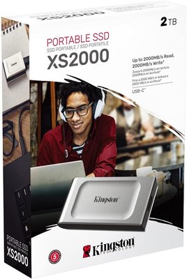 Накопитель SSD Kingston 2TB USB 3.2 Gen 2x2 Type-C XS2000 (SXS2000/2000G)