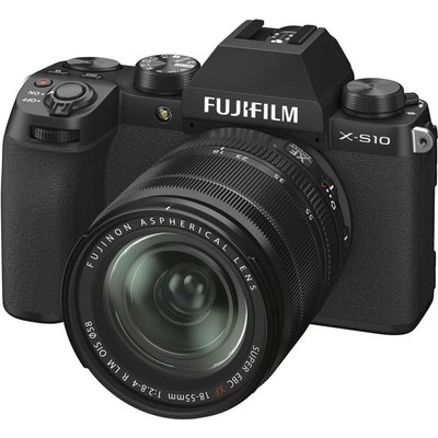 Фотоаппарат Fujifilm X-S10++ XF 18-55mm F2.8-4.0 Kit Black (16674308)