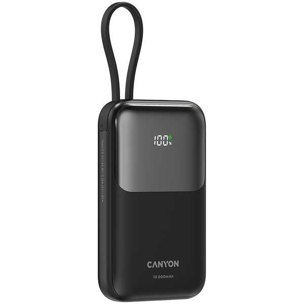 Портативний акумулятор CANYON OnPower 101 Чорний (CNS-CPB101BK)
