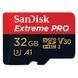 Картка пам'яті SanDisk Extreme PRO microSDHC 32 ГБ (SDSQXCG-032G-GN6MA) SDSQXCG-032G-GN6MA фото