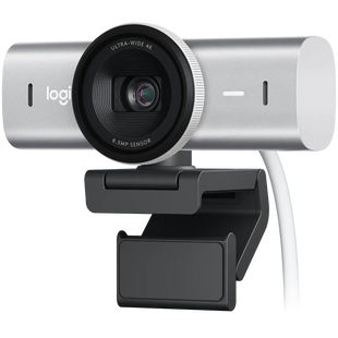 Вебкамера Logitech MX Brio Webcam Pale Grey (L960-001554), Сірий